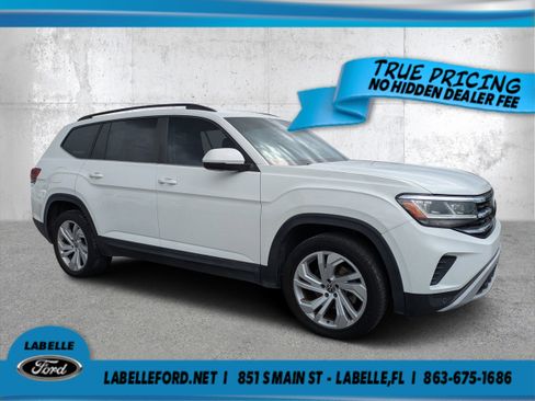Used 2021 Volkswagen Atlas SE w/ Towing Package FWD image 1