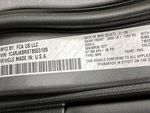 New 2026 Jeep Grand Cherokee L Limited image 9