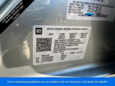 New 2026 Chevrolet Silverado 2500 High Country w/ Technology Package image 30