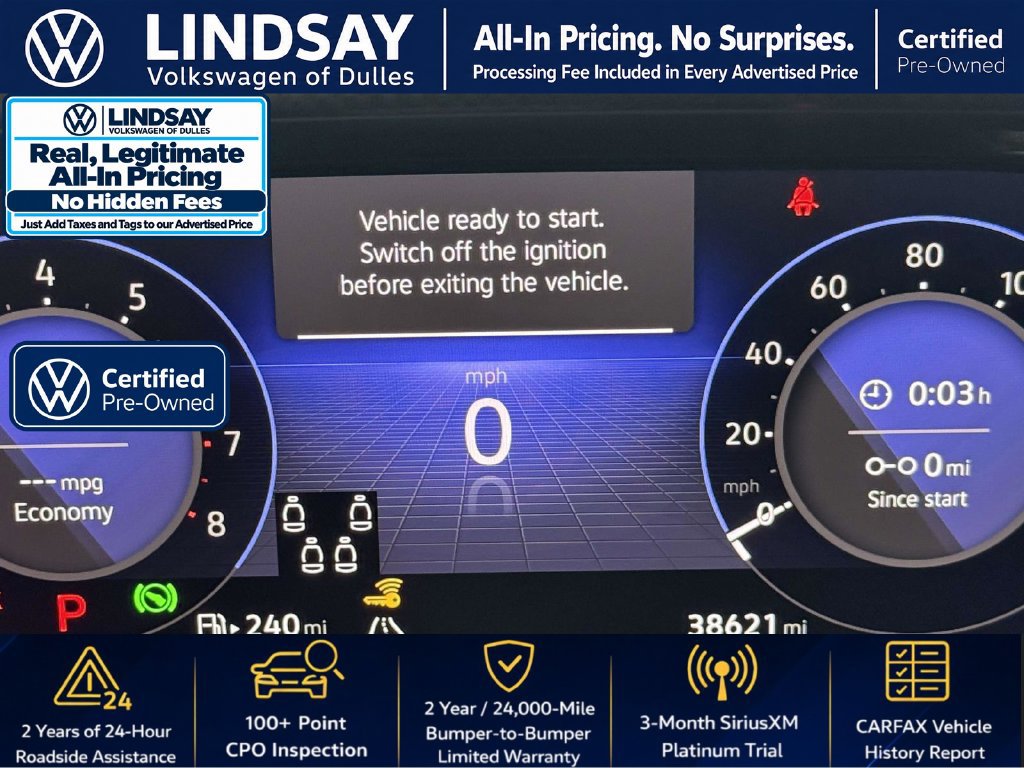 Used 2024 Volkswagen Atlas Peak Edition SE AWD/4WD image 27