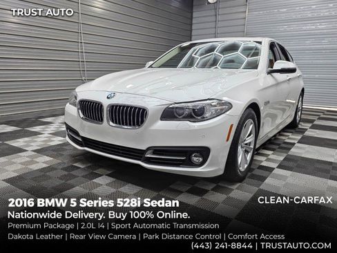 Used 2016 BMW 528i Sedan RWD image 1
