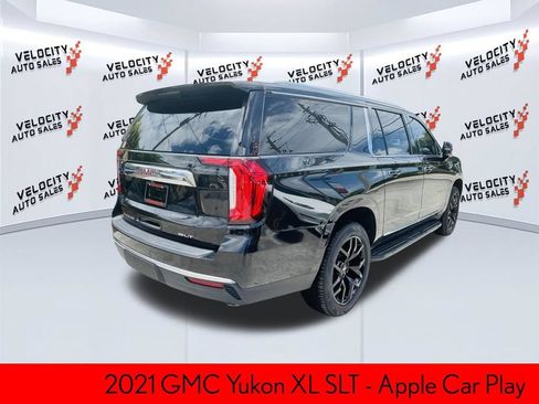Used 2021 GMC Yukon XL SLT w/ SLT Luxury Plus Package RWD image 3