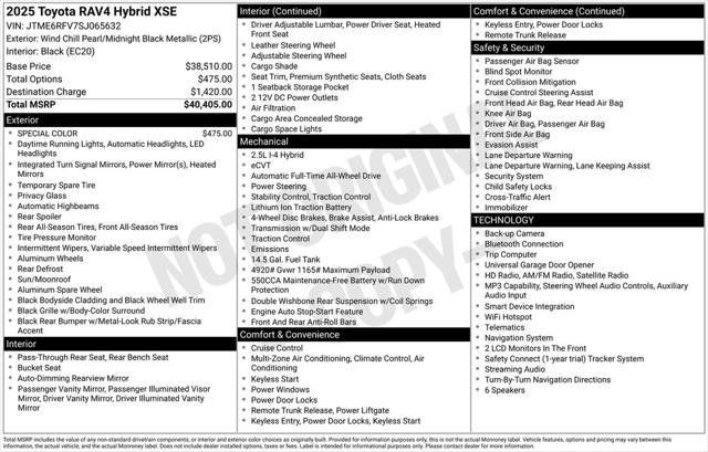 Certified 2025 Toyota RAV4 XSE AWD/4WD image 2