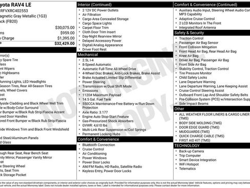 Certified 2024 Toyota RAV4 LE AWD/4WD image 3
