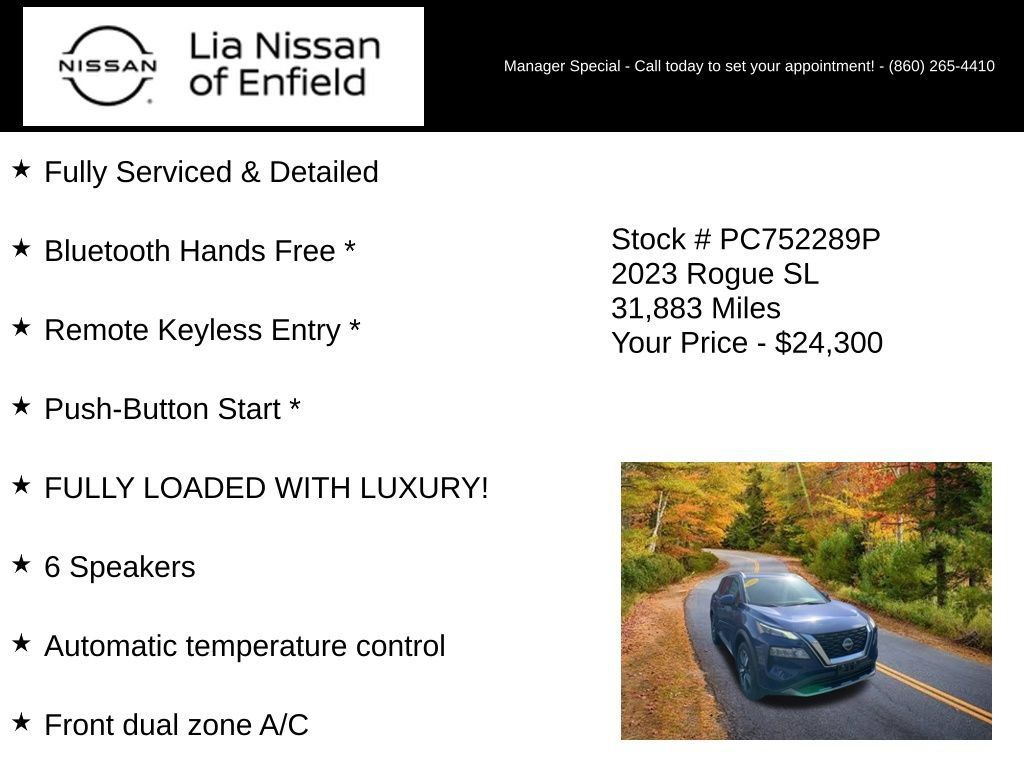 Used 2023 Nissan Rogue SL w/ SL Premium Package AWD/4WD image 15