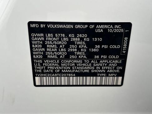 New 2026 Volkswagen Atlas Cross Sport SE image 31