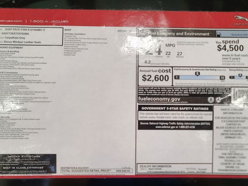 New 2026 Jaguar F-PACE R-Dynamic S image 21