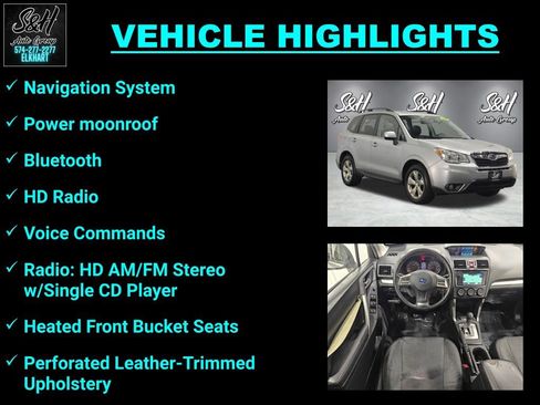 Used 2014 Subaru Forester 2.5i Limited w/ Popular Package #2 AWD/4WD image 3