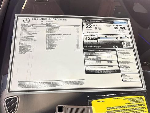 New 2026 Mercedes-Benz CLE 53 AMG 4MATIC Cabriolet image 18