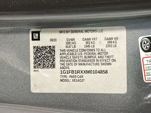 Certified 2021 Chevrolet Camaro LT w/ RS Package image 26