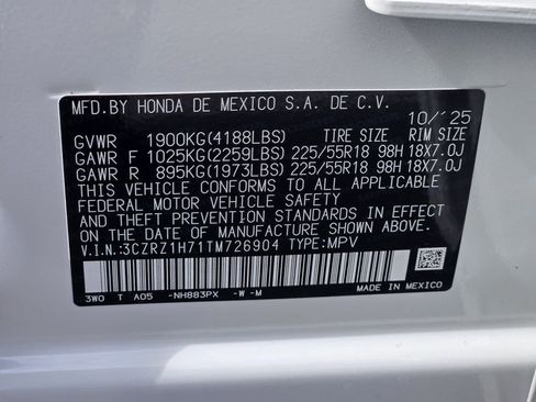 Certified 2026 Honda HR-V EX-L image 31