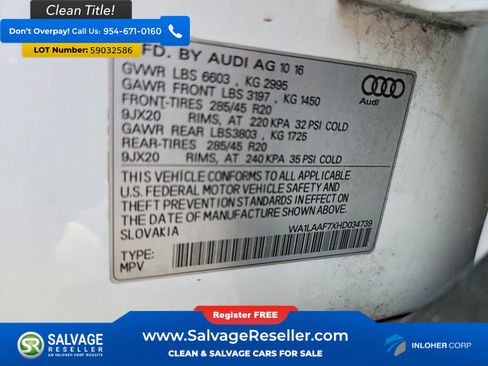Used 2017 Audi Q7 3.0T Premium Plus AWD/4WD image 17