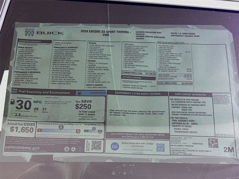 New 2026 Buick Encore GX Sport Touring w/ Advanced Technology Package image 19