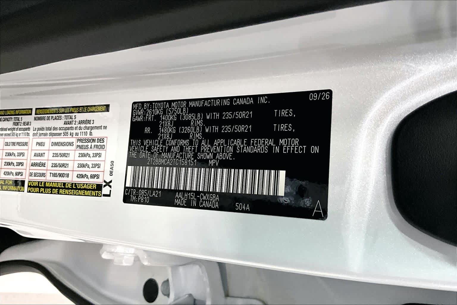 New 2026 Lexus RX 350 AWD/4WD image 13