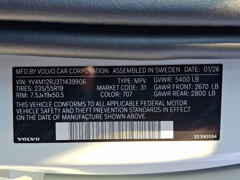 New 2026 Volvo XC60 B5 Core w/ Climate Package image 13