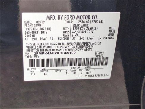 Used 2019 Ford Edge ST w/ Equipment Group 401A image 26