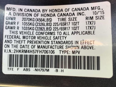 Used 2015 Honda CR-V EX image 48