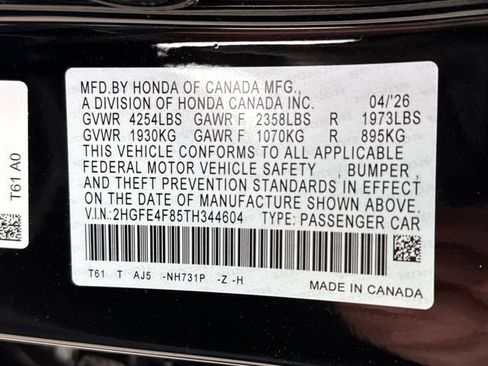 Used 2026 Honda Civic Sport Touring image 19