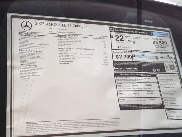 New 2027 Mercedes-Benz CLE 53 AMG 4MATIC Cabriolet image 17