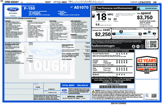Used 2020 Ford F150 XLT w/ Equipment Group 302A Luxury AWD/4WD image 24