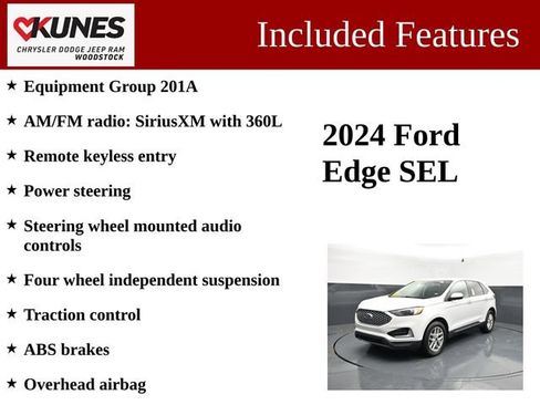 Used 2024 Ford Edge SEL AWD/4WD image 3