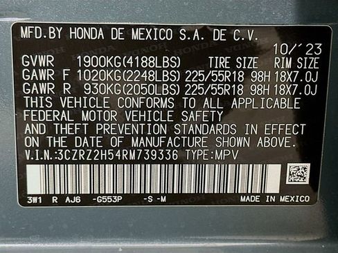 Used 2024 Honda HR-V Sport image 31