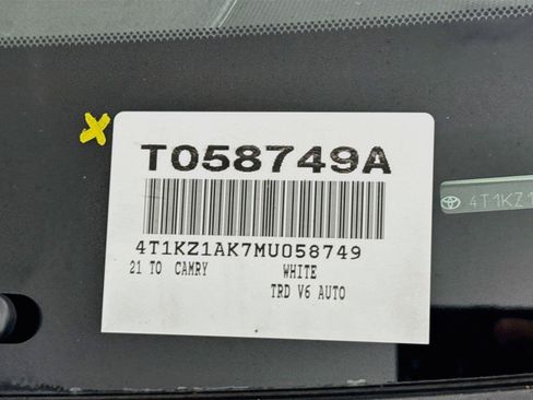 Certified 2021 Toyota Camry TRD FWD image 56