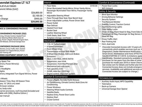 Certified 2018 Chevrolet Equinox LT FWD image 3