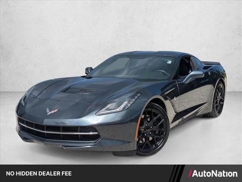 Used 2019 Chevrolet Corvette Stingray Coupe w/ Z51 1LT RWD image 1