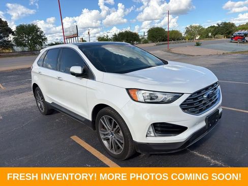 Used 2021 Ford Edge Titanium w/ Class II Trailer Tow Package image 1