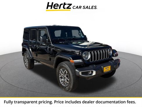Used 2025 Jeep Wrangler Unlimited Sahara AWD/4WD image 1