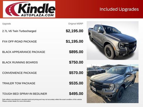 New 2025 Ford Ranger Lariat w/ FX4 Off-Road Package image 5