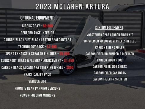 Used 2023 McLaren Artura RWD image 5
