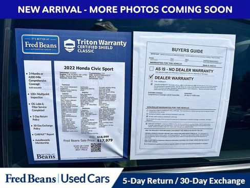 Used 2022 Honda Civic Sport image 36