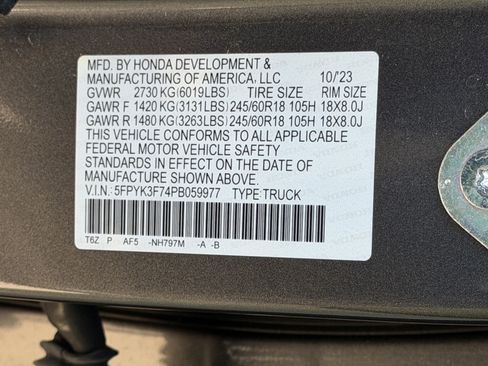 Used 2023 Honda Ridgeline RTL-E image 25