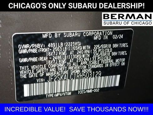 Used 2024 Subaru Forester Limited image 27