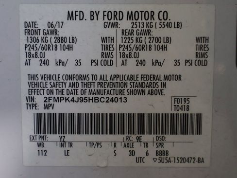 Used 2017 Ford Edge SEL w/ Equipment Group 201A AWD/4WD image 39