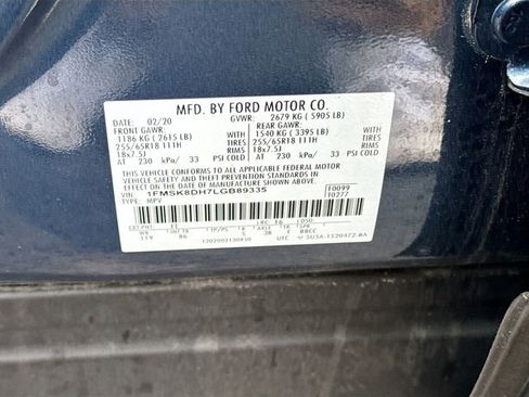 Used 2020 Ford Explorer XLT image 23