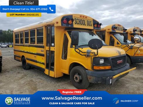 Used 2012 Chevrolet Express 3500 Extended w/ School Bus Package RWD image 1