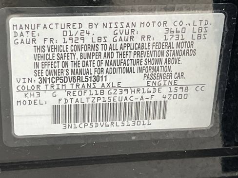 Used 2024 Nissan Kicks SR FWD image 72