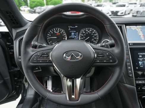 Used 2023 INFINITI Q50 Red Sport 400 w/ Black Opal Edition image 8