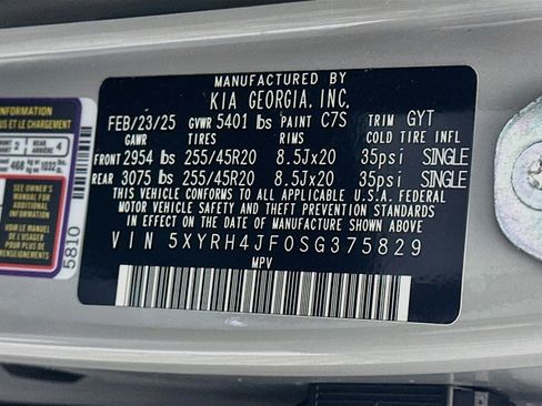 Used 2025 Kia Sorento EX w/ Panoramic Sunroof Package FWD image 12