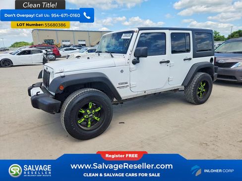 Used 2016 Jeep Wrangler Unlimited Sport w/ Quick Order Package 24S AWD/4WD image 1