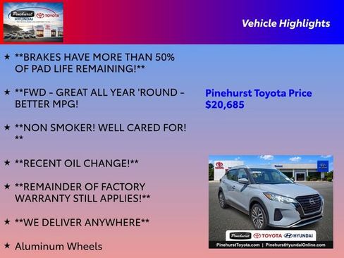 Used 2024 Nissan Kicks SV FWD image 26