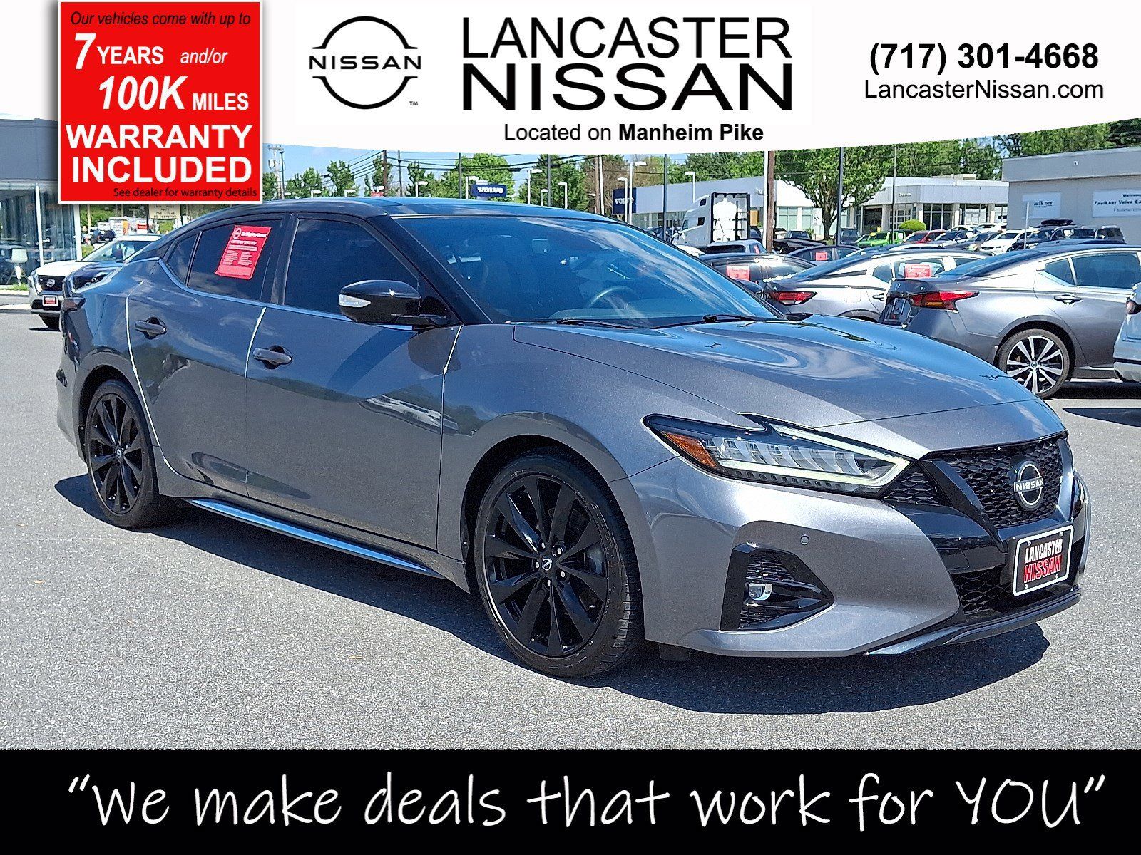 Certified 2023 Nissan Maxima SR w/ Sport Mat Group FWD image 1