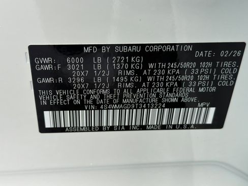 New 2026 Subaru Ascent Limited image 27