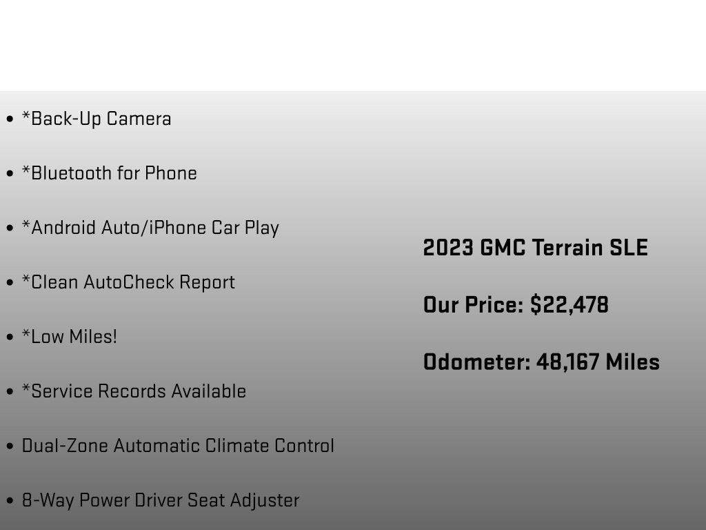 Used 2023 GMC Terrain SLE FWD image 12