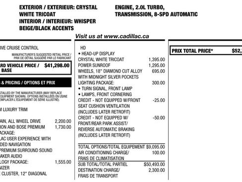 Used 2022 Cadillac CT4 Premium Luxury AWD/4WD image 4