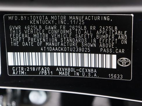 Used 2026 Toyota Camry LE image 40