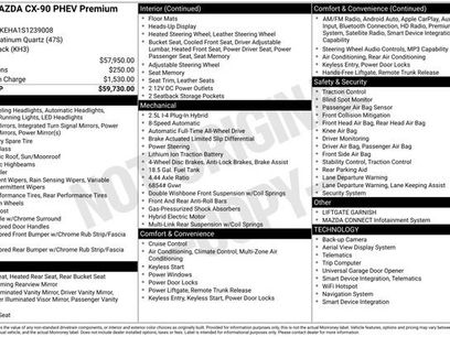 Used 2025 MAZDA CX-90 Plug-In Hybrid w/ Premium Plus